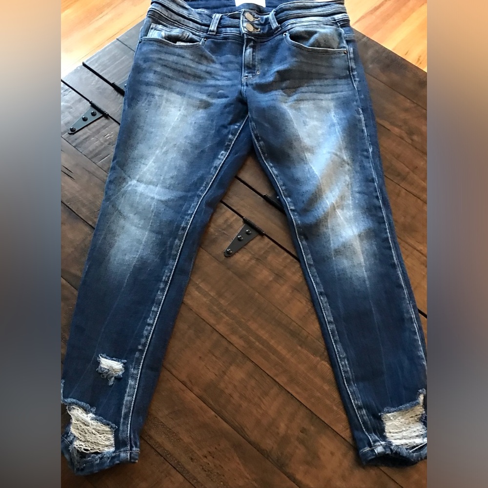 BKE  stretch Payton Universal Fit Mid Rise Ankle Skinny Jeans size 28 - Picture 4 of 4